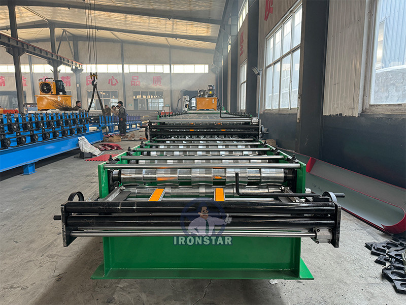 “Fully Automatic IBR Roof Sheet 762 Corrugated Panel Double Layer Roll Forming Machine For South Africa Building Material”