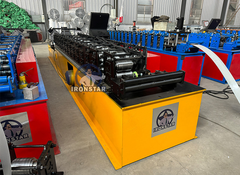 “C Channel And Omega Profile 2 In 1 Roll Forming Machine Automatic Steel Purlin Making Machine For Bolivia Construction Building Material Production”