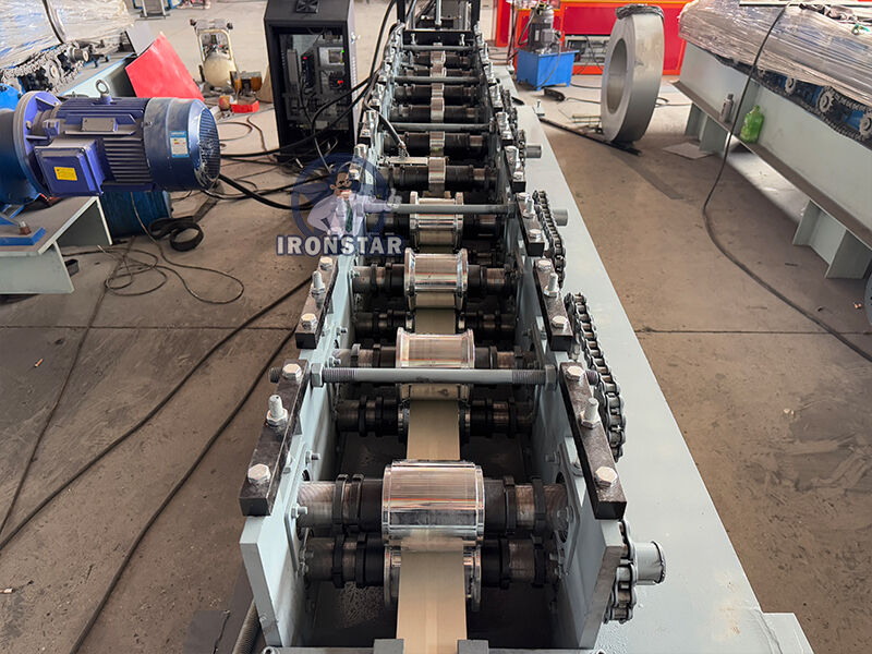 “US Market Customized Punching Omega U Profile Combined Roll Forming Machine Light Steel Keel Making Machinery”